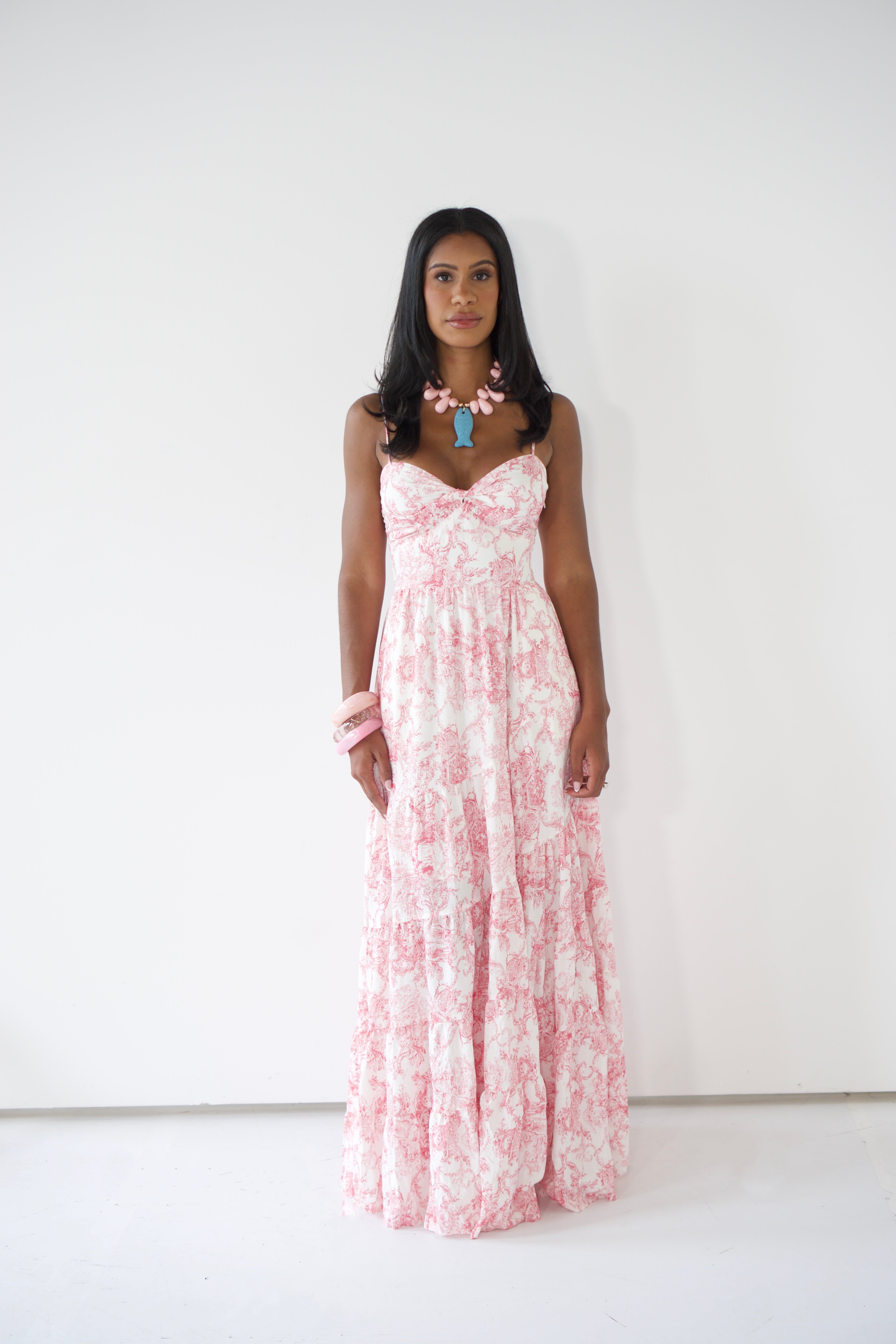 colette maxi dress – 929 Color:Toffee Fierce floral animal print jewel-tone-fb Exclusive Marilyn Monroe Iconic