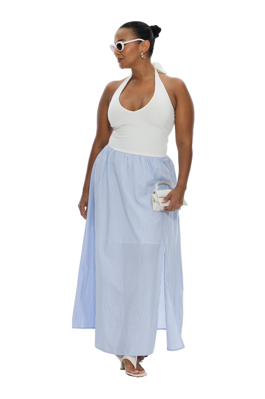 capri halter maxi